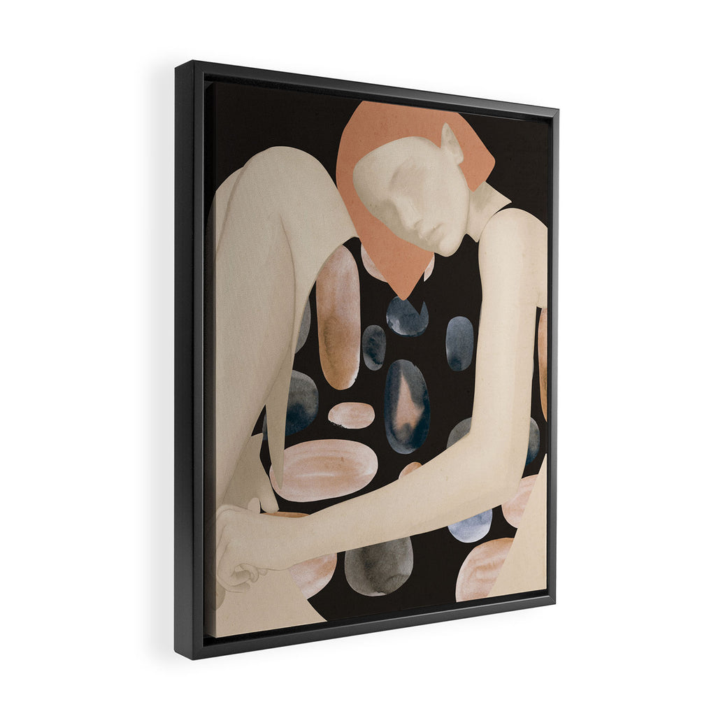 Abstract Art Female Figure 31 Framed Canvas Print Gallery Image 2