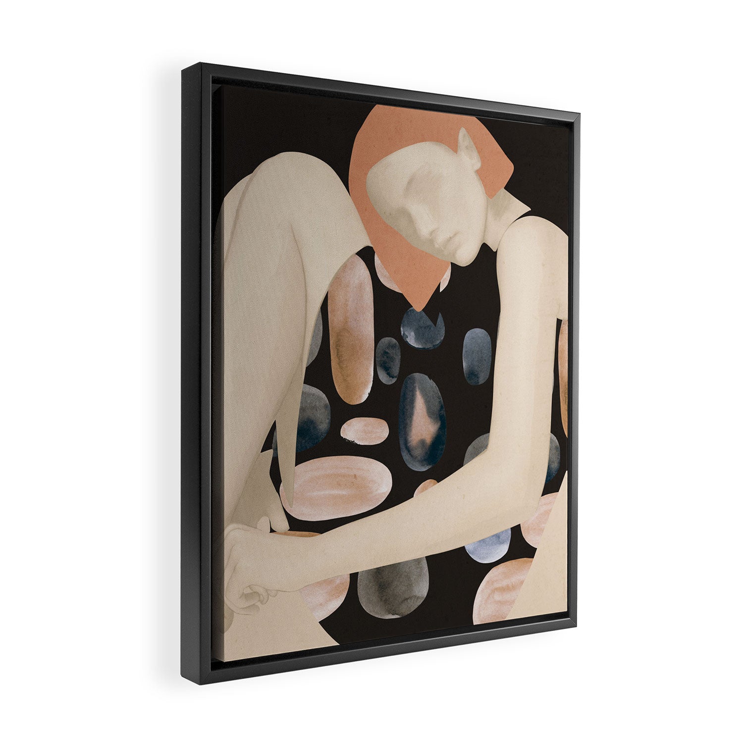 Abstract Art Female Figure 31 Framed Canvas Print Gallery Image 2