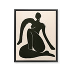 Abstract Art Female Figure 31 Framed Canvas Print Gallery Image 6