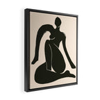 Abstract Art Female Figure 31 Framed Canvas Print Gallery Image 2