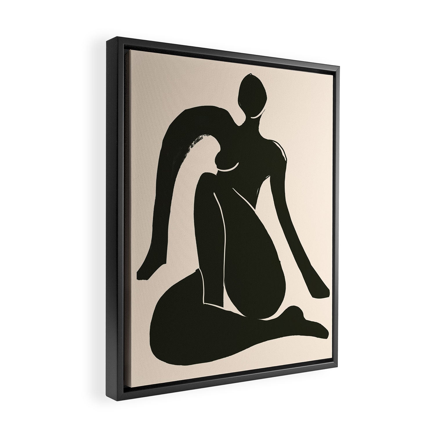 Abstract Art Female Figure 31 Framed Canvas Print Gallery Image 2