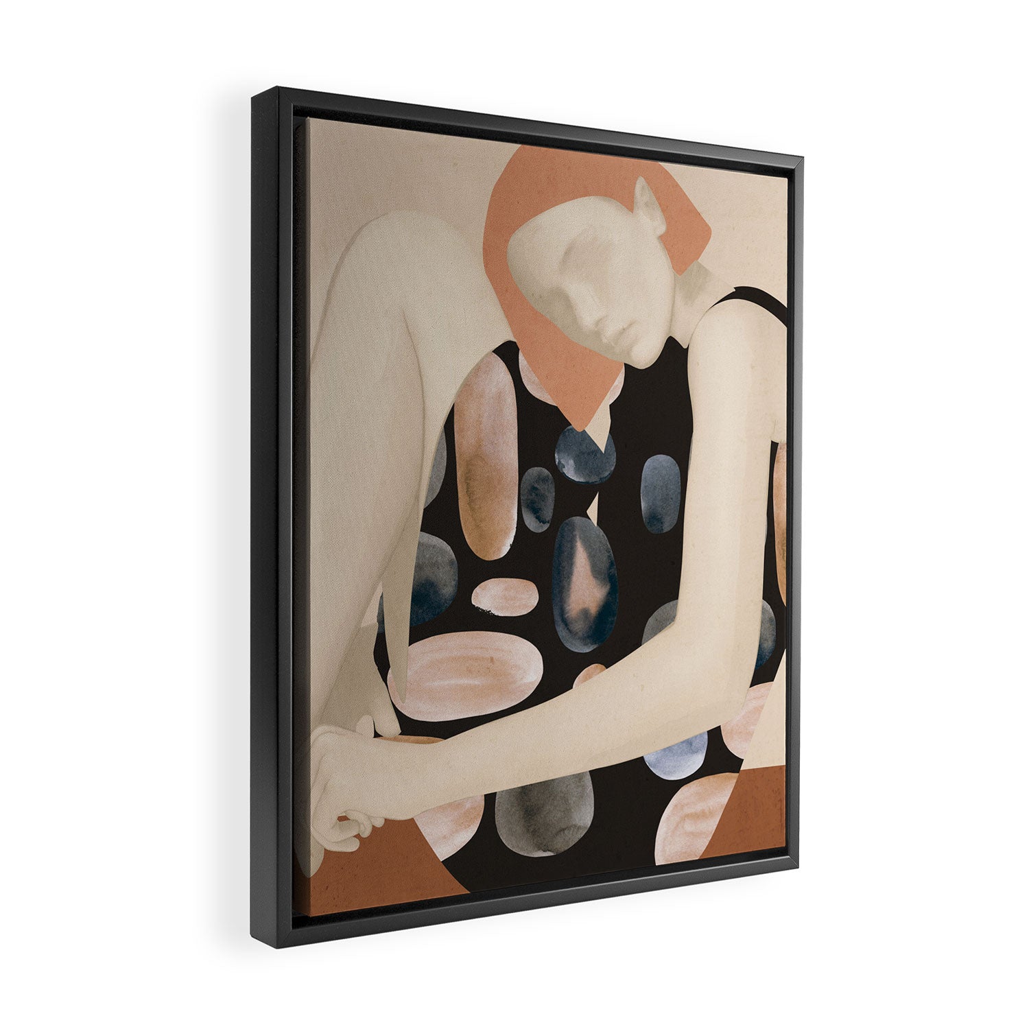 Abstract Art Female Figure 32 Framed Canvas Print Gallery Image 2