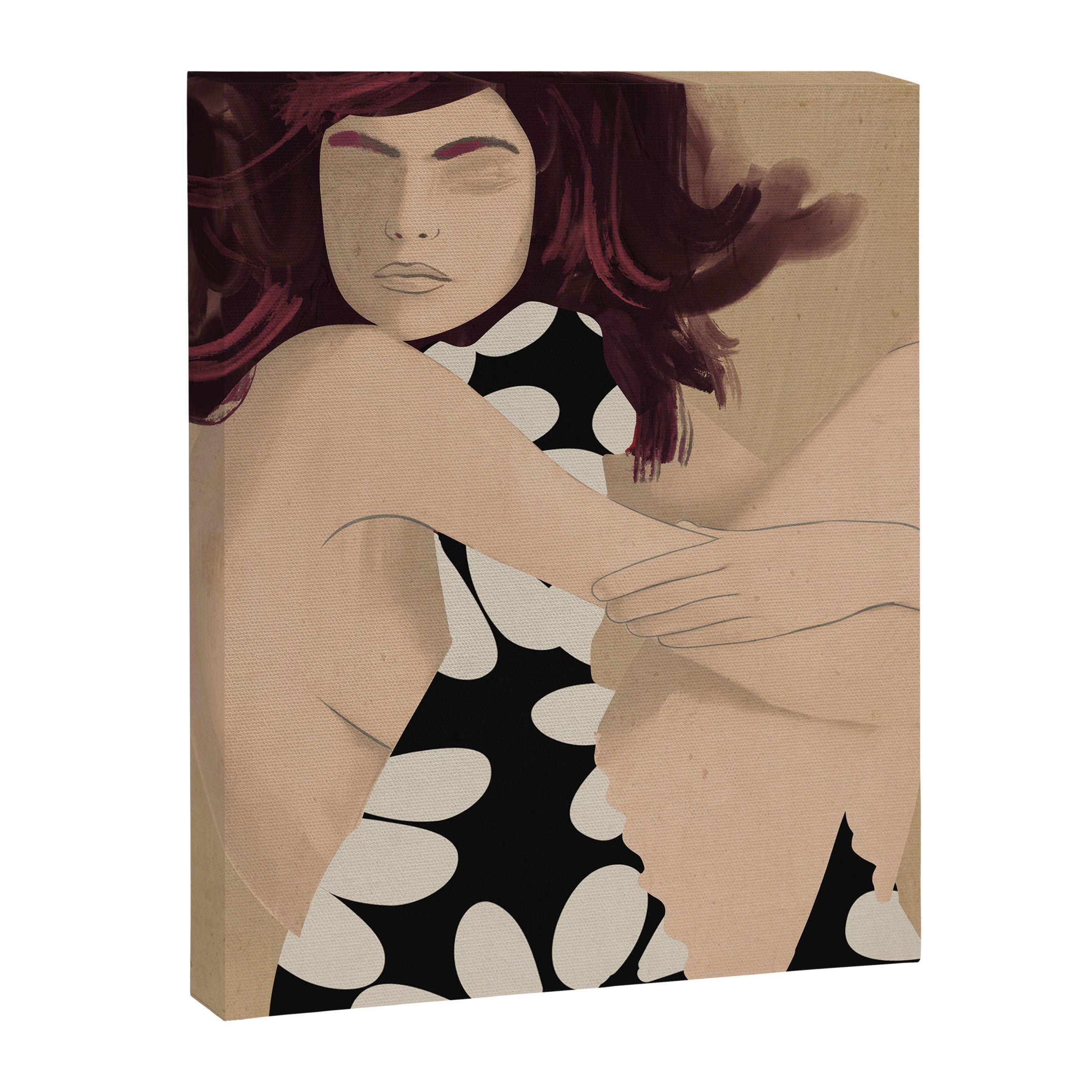 Abstract Art Female Figure 33 Canvas Print Gallery Image 6