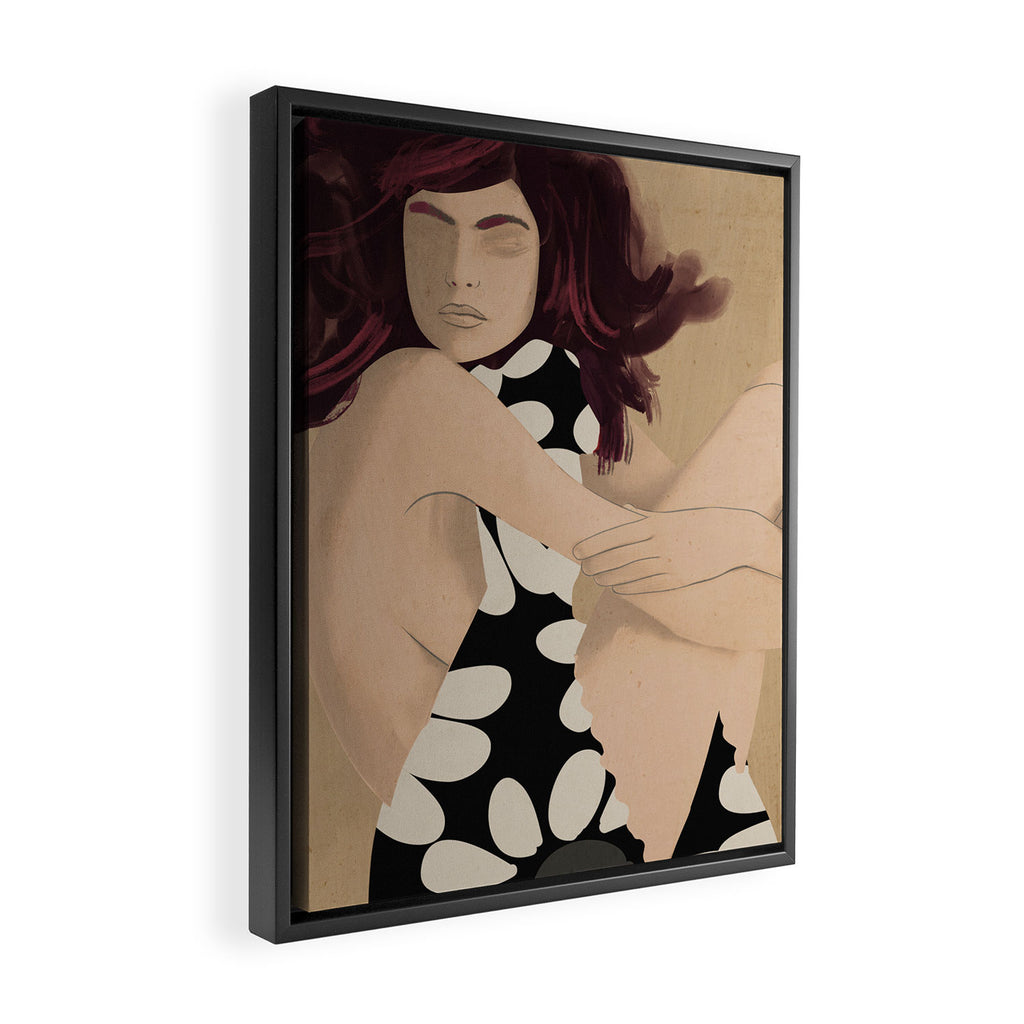 Abstract Art Female Figure 33 Framed Canvas Print Gallery Image 2
