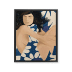 Abstract Art Female Figure 34 Framed Canvas Print Gallery Image 6