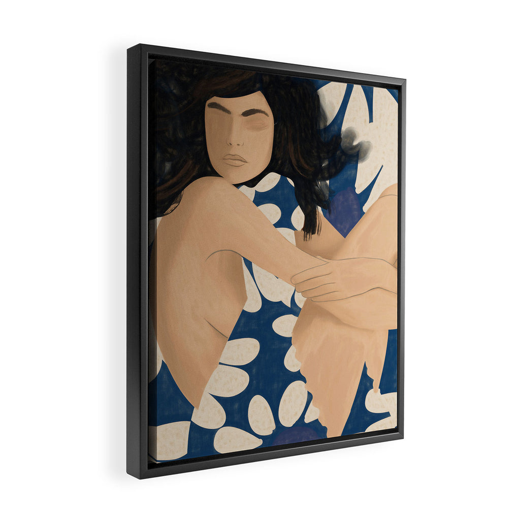 Abstract Art Female Figure 34 Framed Canvas Print Gallery Image 2