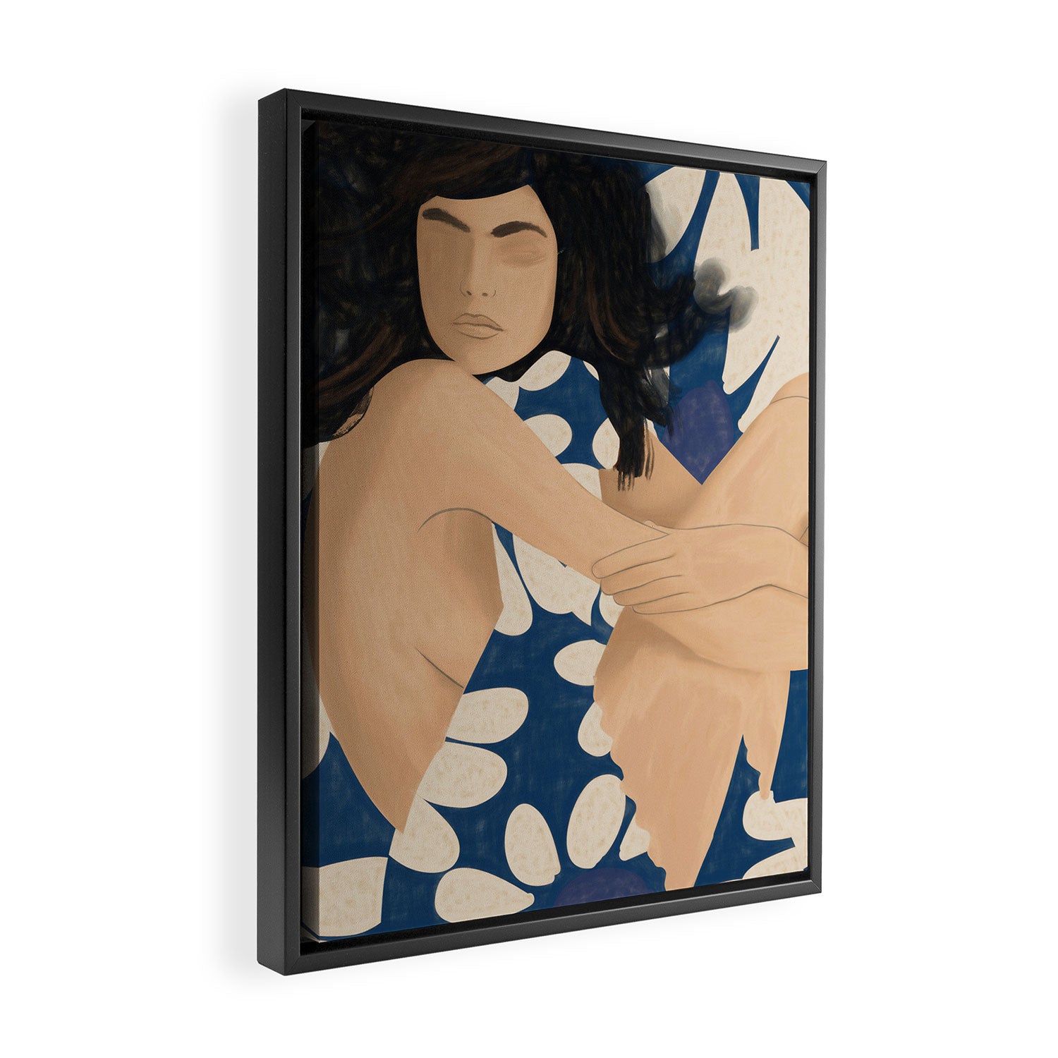 Abstract Art Female Figure 34 Framed Canvas Print Gallery Image 2