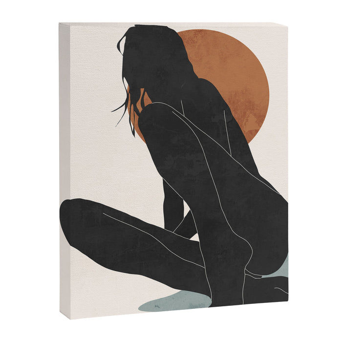 Abstract Art / Female Figure Canvas Print Gallery Image 1