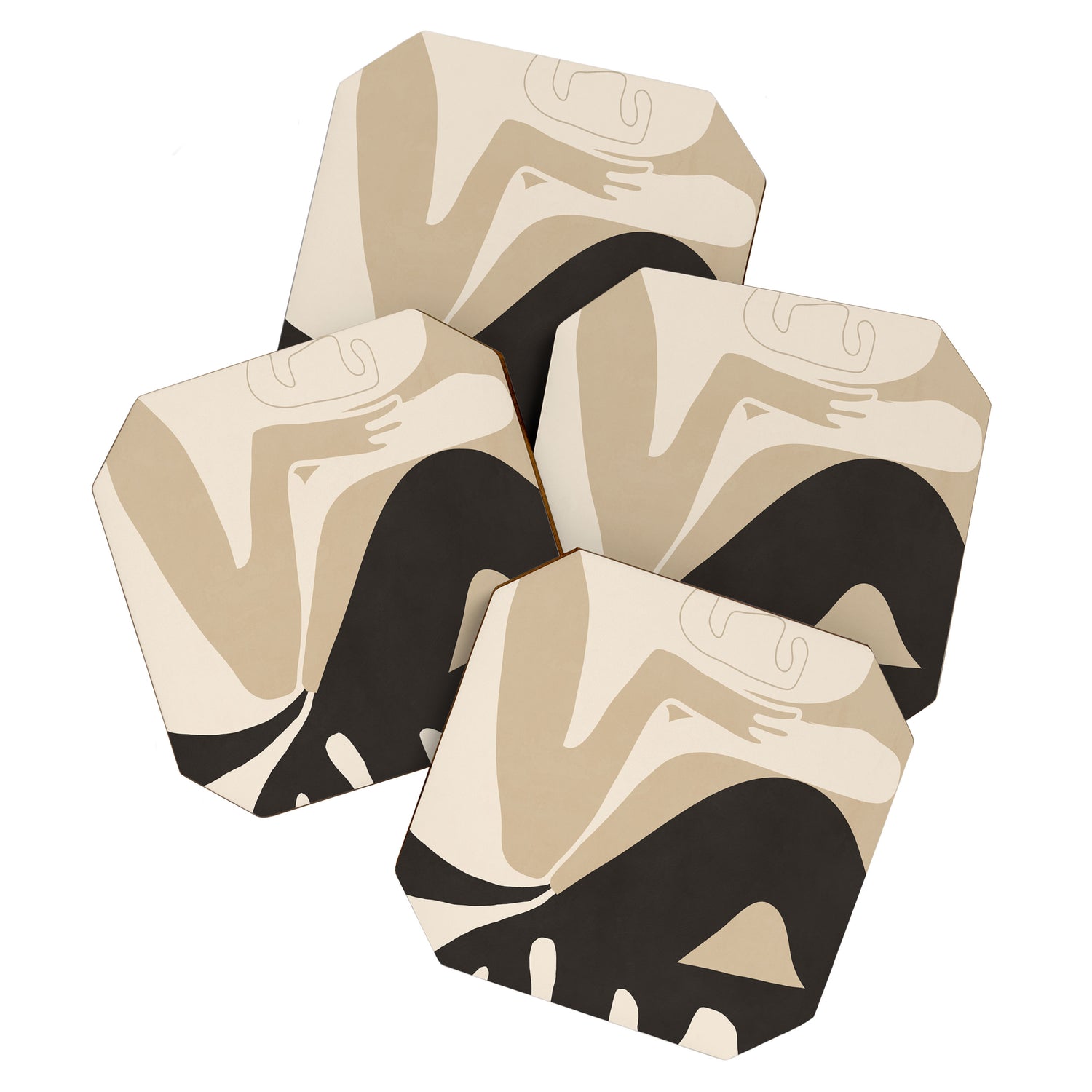 Abstract Art Figure 3 Coaster Gallery Image 1