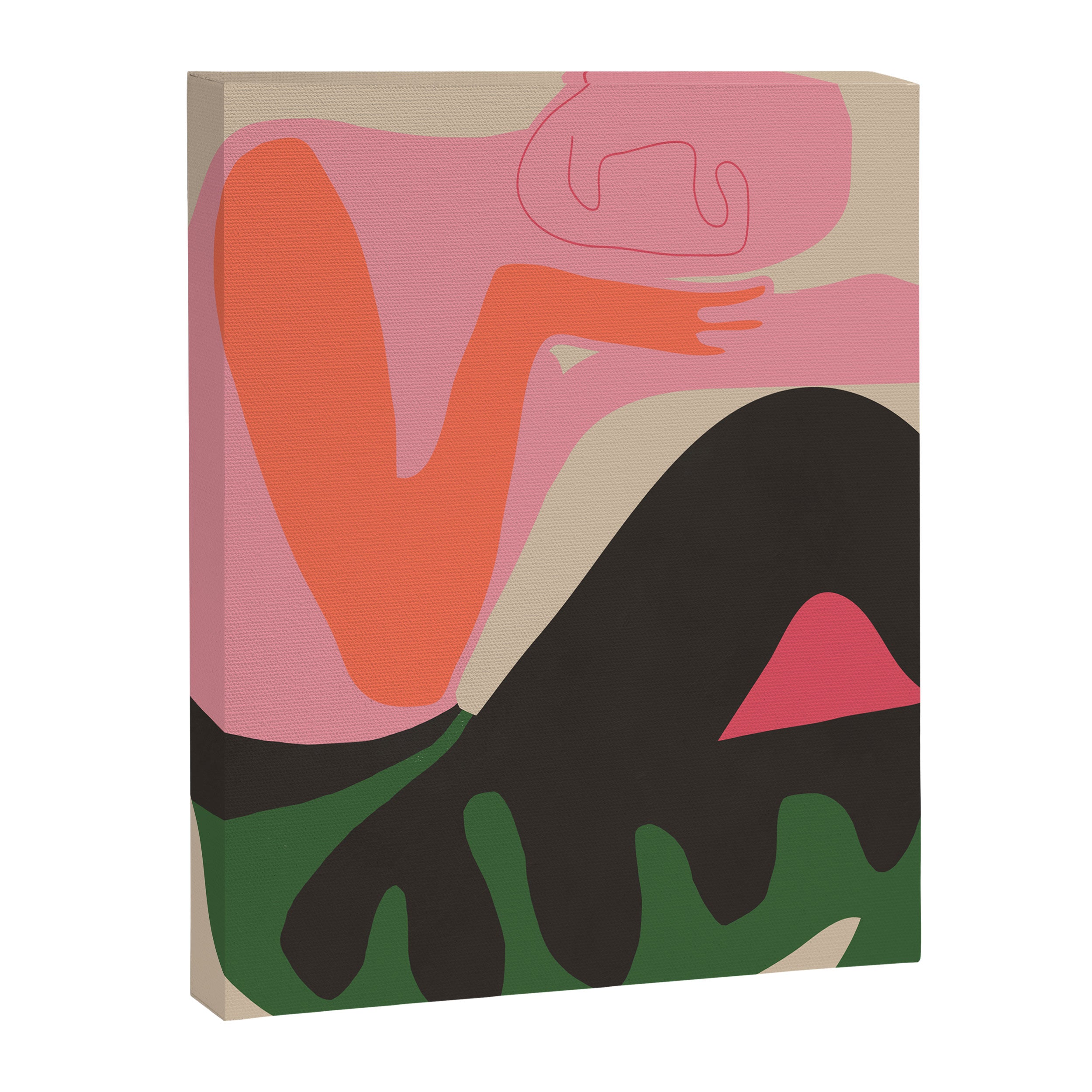 Abstract Art Figure 8 Canvas Print Gallery Image 6