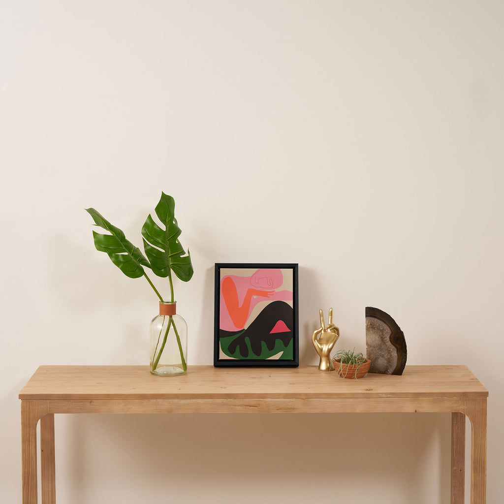 Abstract Art Figure 8 Framed Canvas Print Gallery Image 4