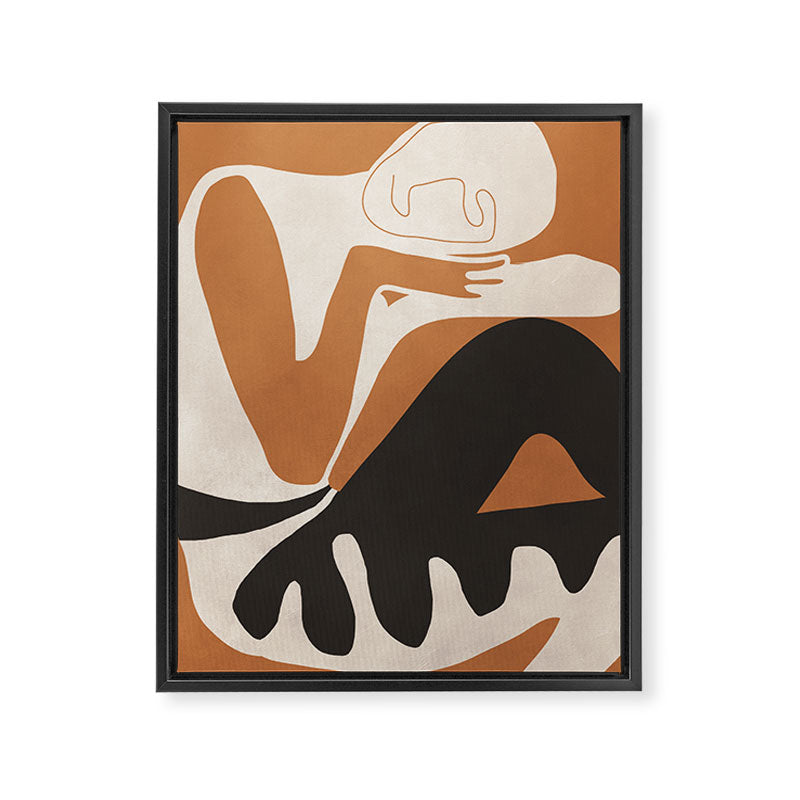 Abstract Art Figure Framed Canvas Print Gallery Image 6