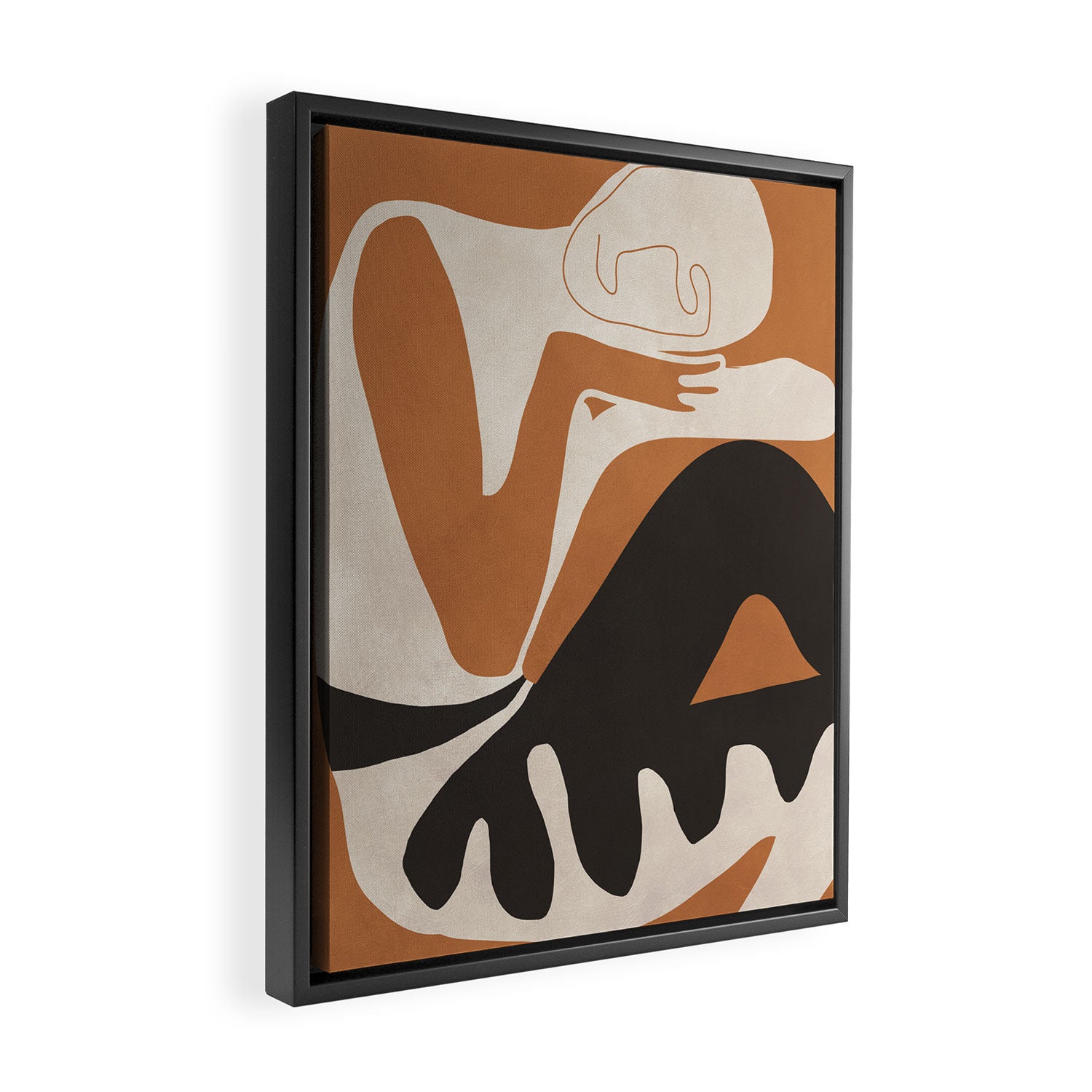 Abstract Art Figure Framed Canvas Print Gallery Image 2