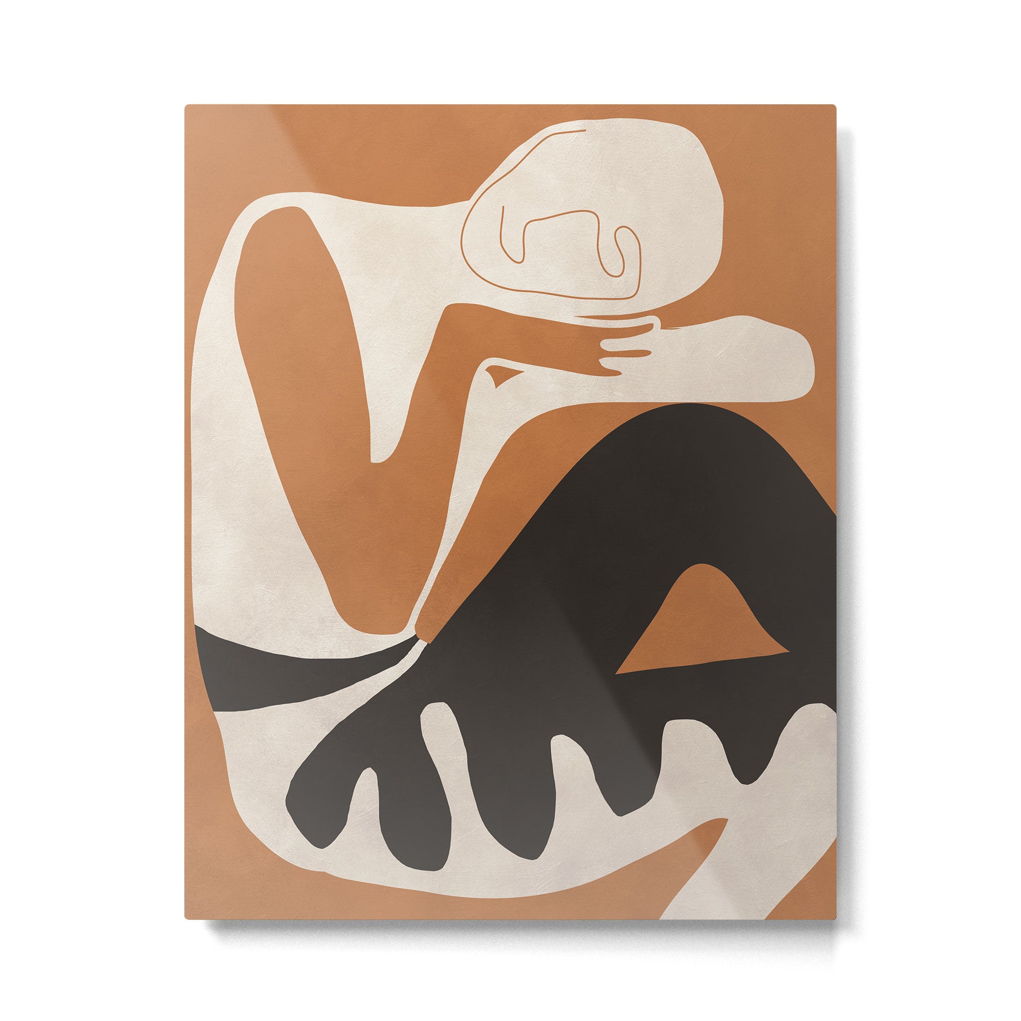Abstract Art Figure Metal Print Gallery Image 4