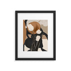 Abstract Art Flowers 3 Framed Art Print Gallery Image 5