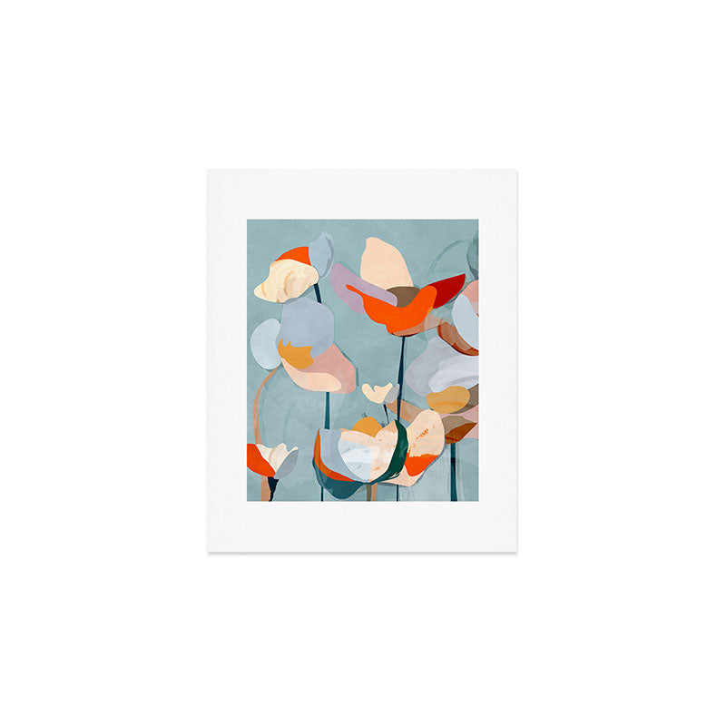 Layered Bloom Art Print Gallery Image 1