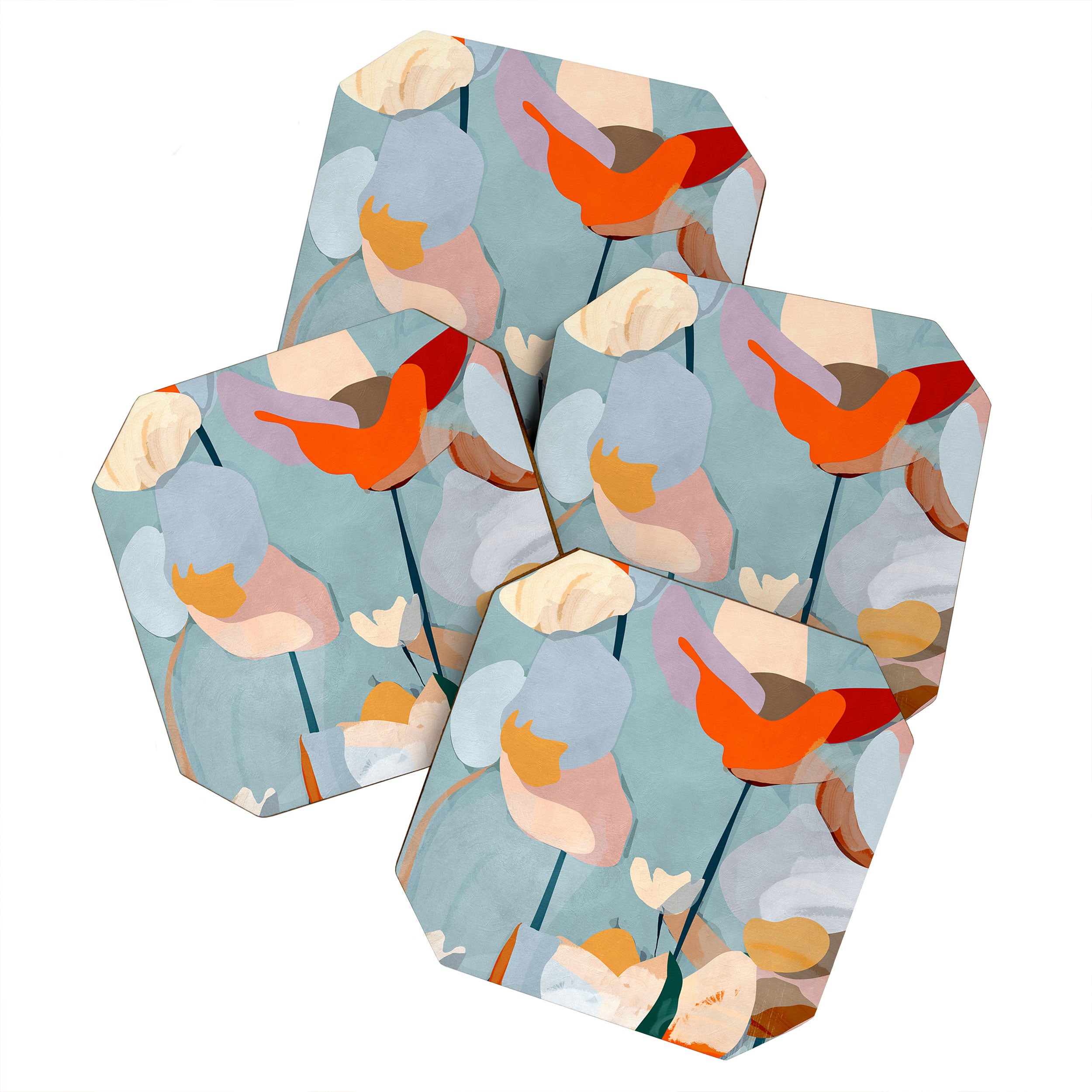 Layered Bloom Coaster Gallery Image 1