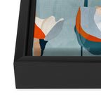 Layered Bloom Framed Canvas Print Gallery Image 3
