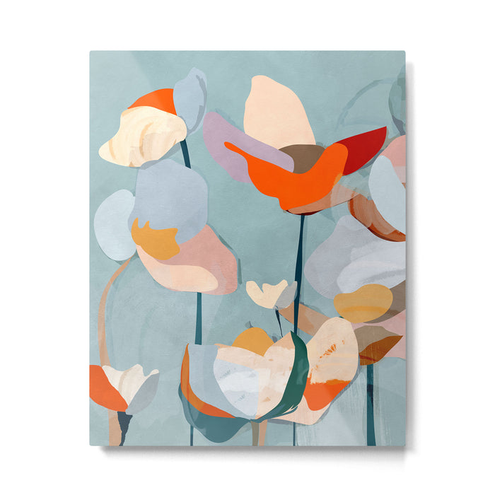 Layered Bloom Metal Print Gallery Image 1