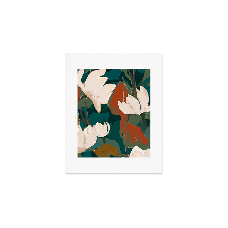 Abstract Art Garden Flowers Art Print Gallery Image 1