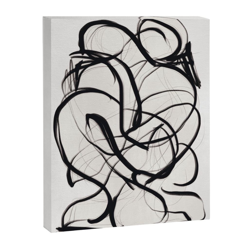 Abstract Art Hug 2 Canvas Print Gallery Image 6