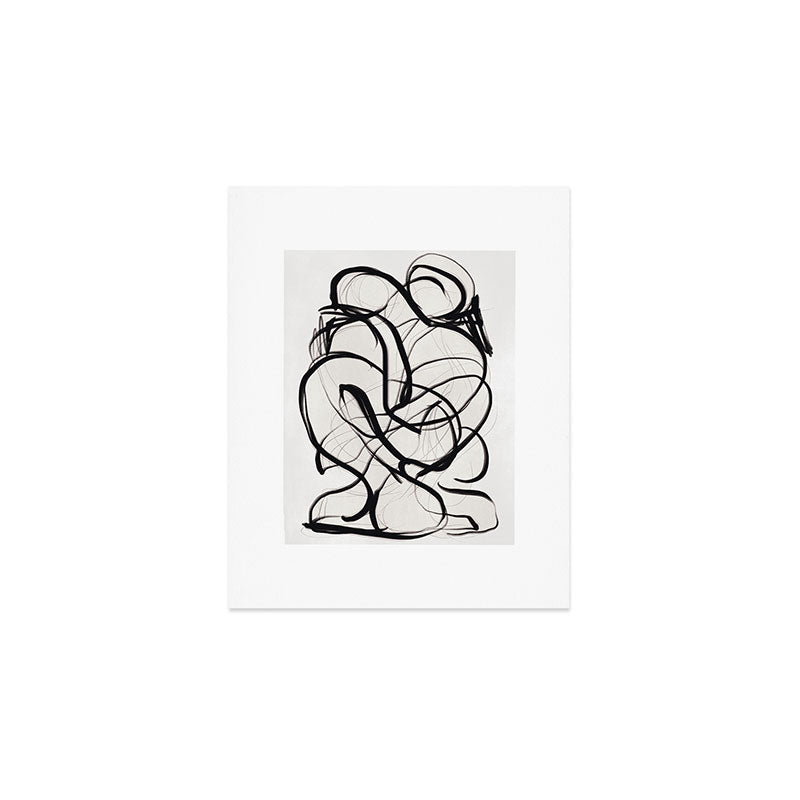 Abstract Art Hug 2 Art Print Gallery Image 1