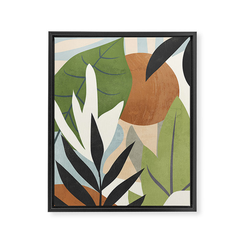 Abstract Art Jungle 4 Framed Canvas Print Gallery Image 6
