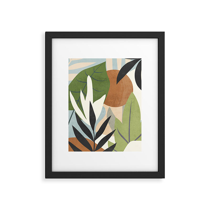 Abstract Art Jungle 4 Framed Art Print Gallery Image 4