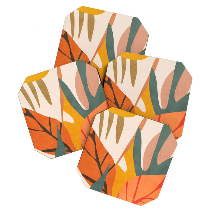 Abstract Art Jungle 5 Coaster Gallery Image 1