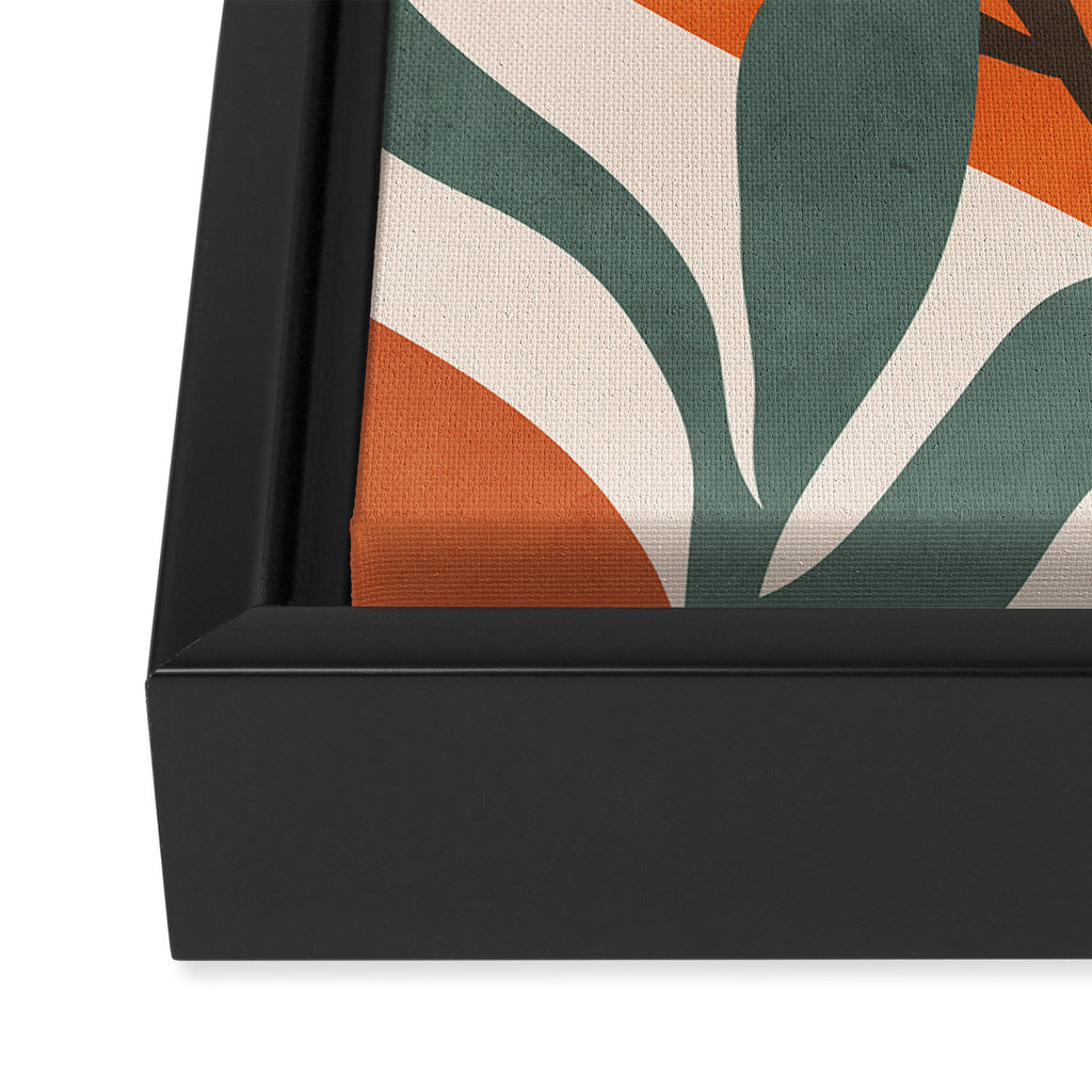Abstract Art Jungle 5 Framed Canvas Print Gallery Image 3