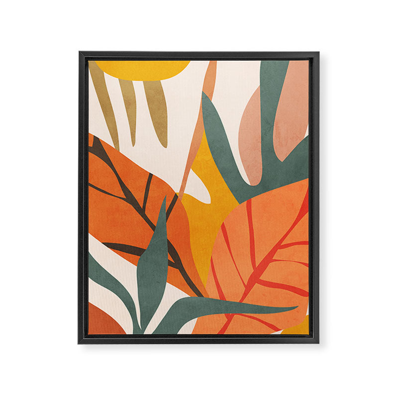 Abstract Art Jungle 5 Framed Canvas Print Gallery Image 6