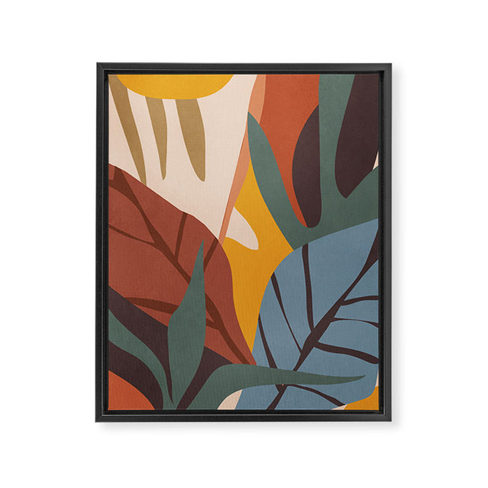 Abstract Art Jungle Framed Canvas Print Gallery Image 1
