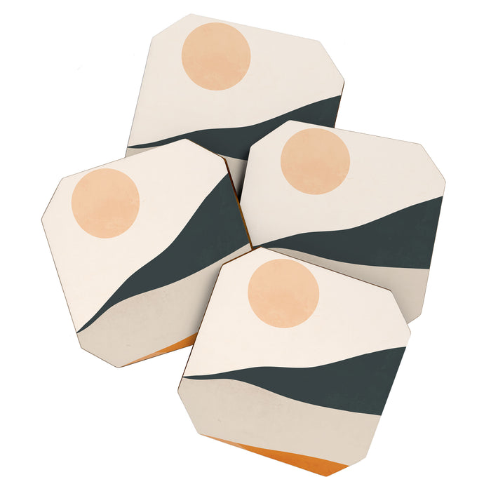 Abstract Art Landscape 14 Coaster Gallery Image 1