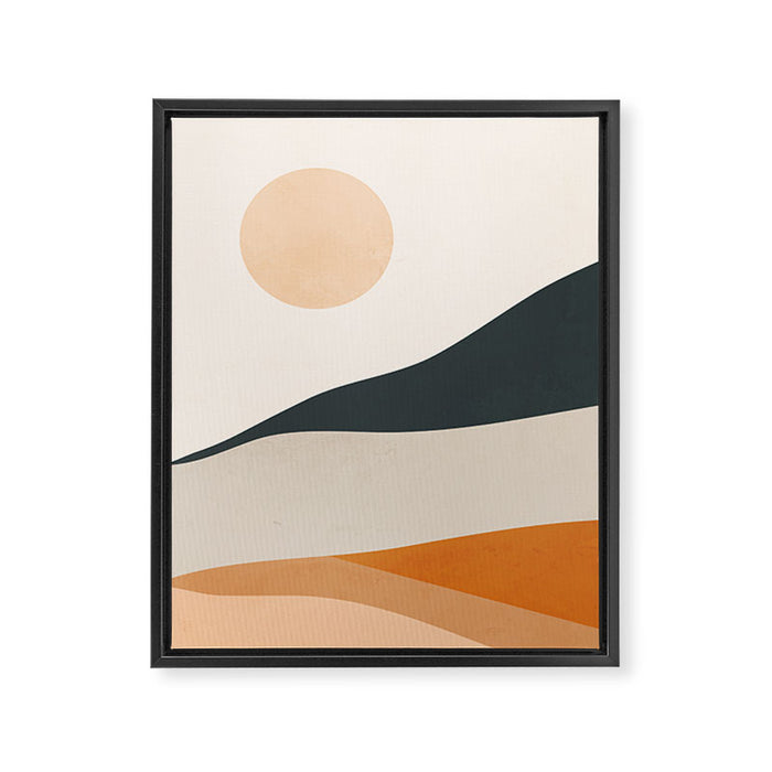 Abstract Art Landscape 14 Framed Canvas Print Gallery Image 1