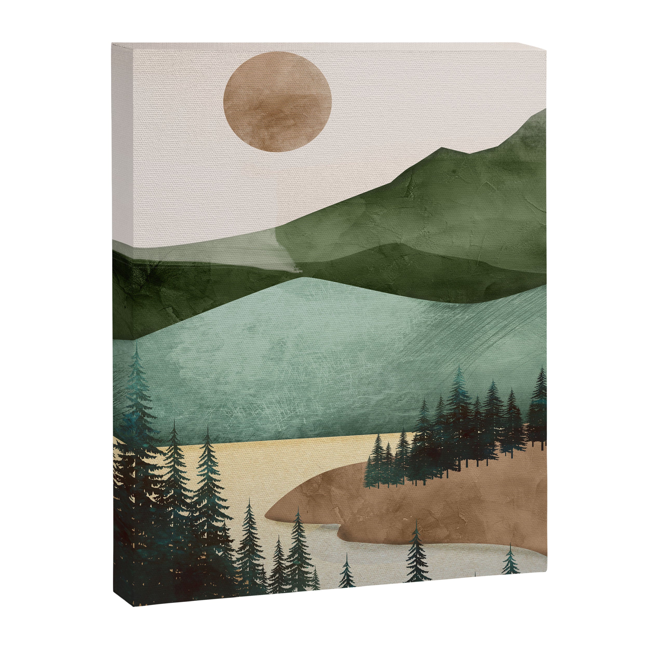 Abstract Art Landscape 16 Canvas Print Gallery Image 6