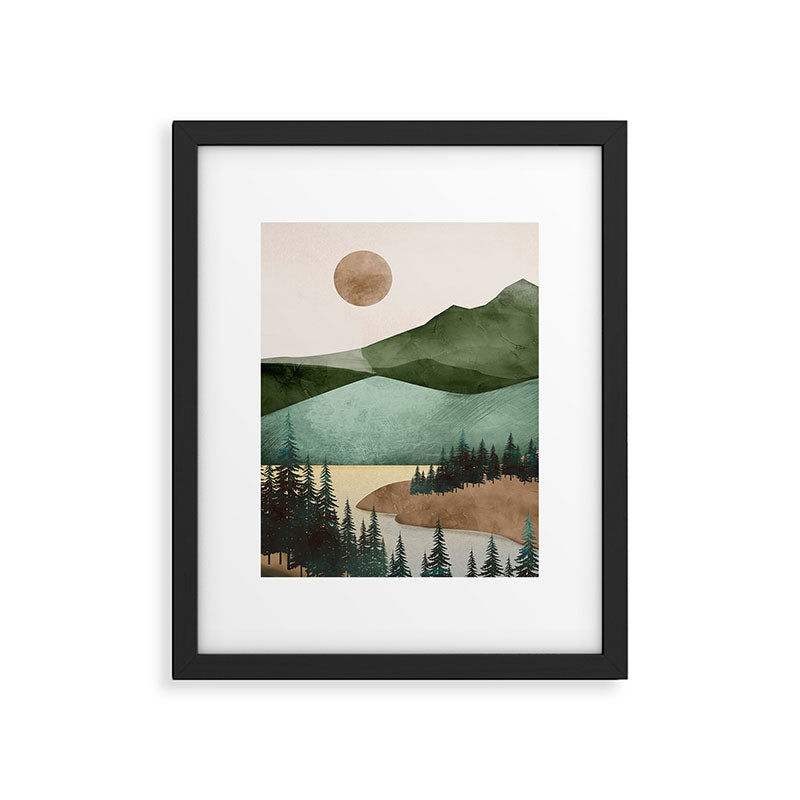 Abstract Art Landscape 16 Framed Art Print Gallery Image 5