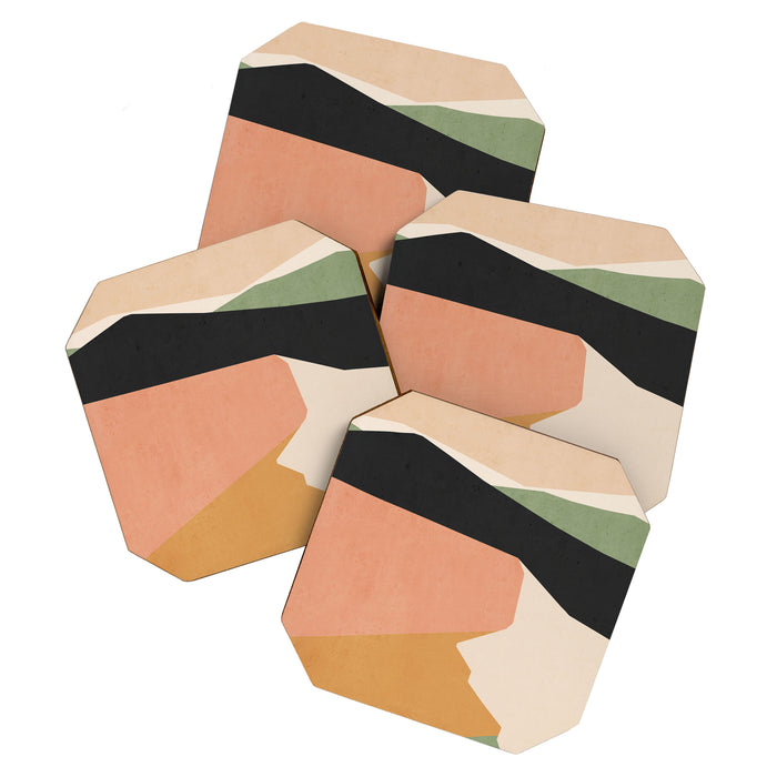 Abstract Art Landscape 2 Coaster Gallery Image 1