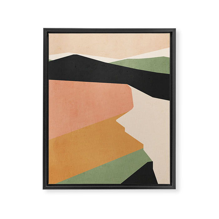 Abstract Art Landscape 2 Framed Canvas Print Gallery Image 1