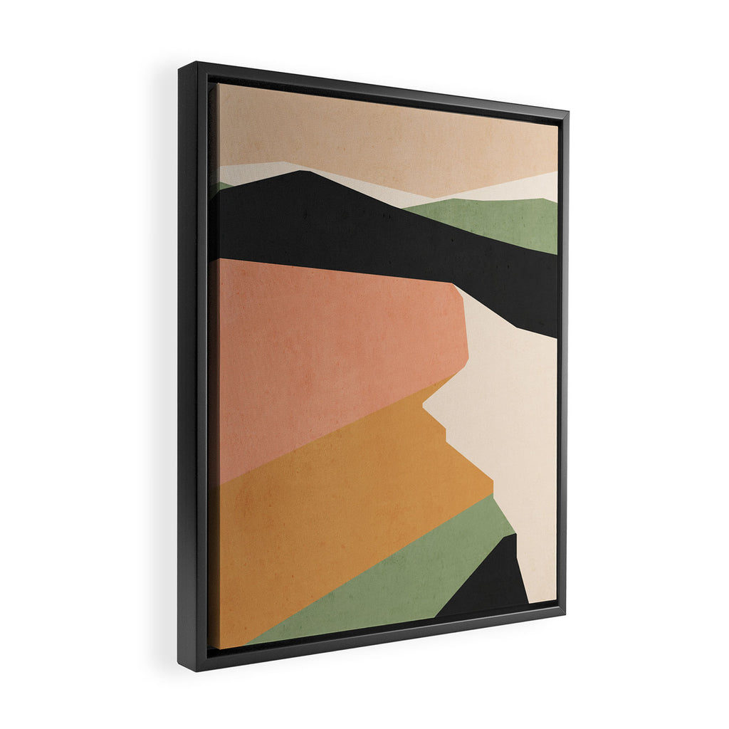 Abstract Art Landscape 2 Framed Canvas Print Gallery Image 2