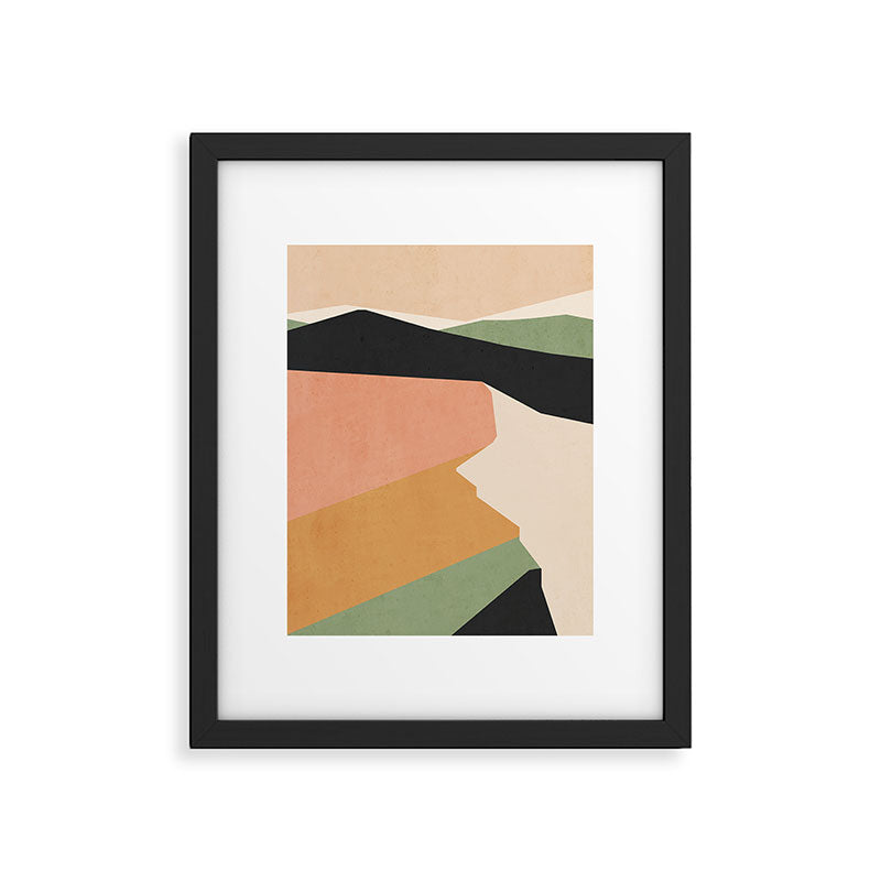 Abstract Art Landscape 2 Framed Art Print Gallery Image 5