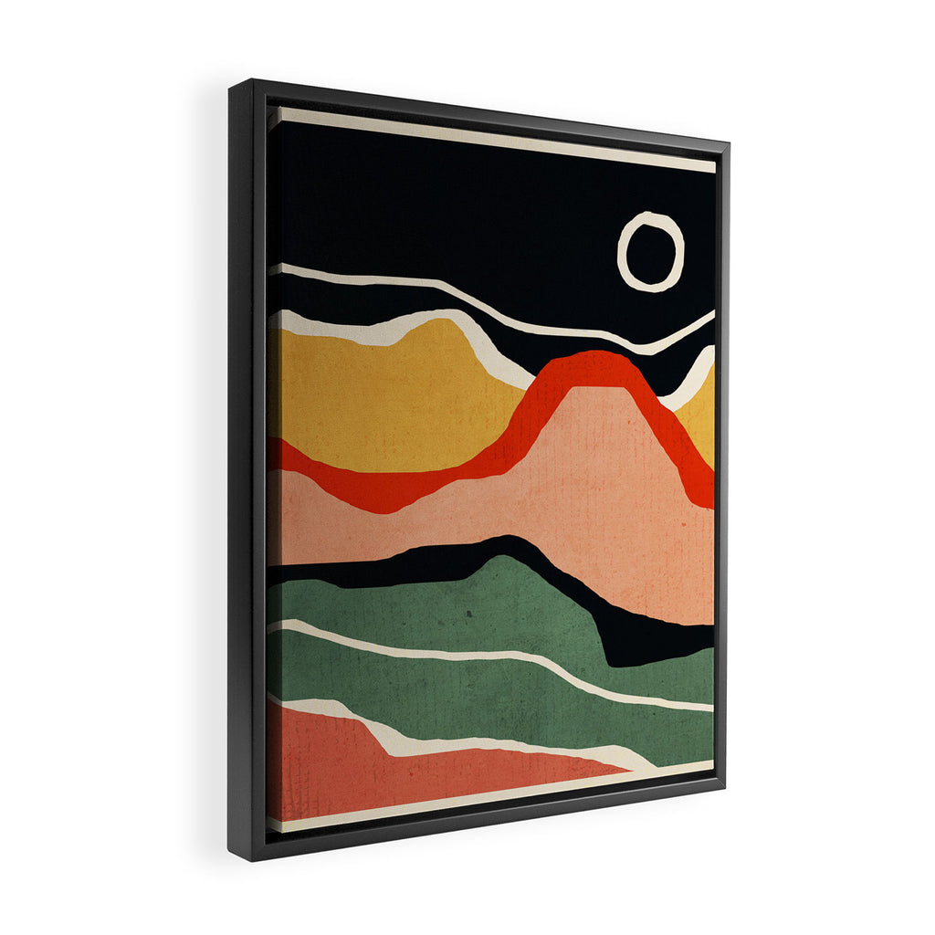Abstract Art Landscape 48 Framed Canvas Print Gallery Image 2