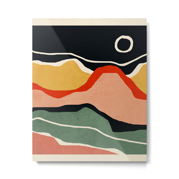 Abstract Art Landscape 48 Metal Print Gallery Image 1
