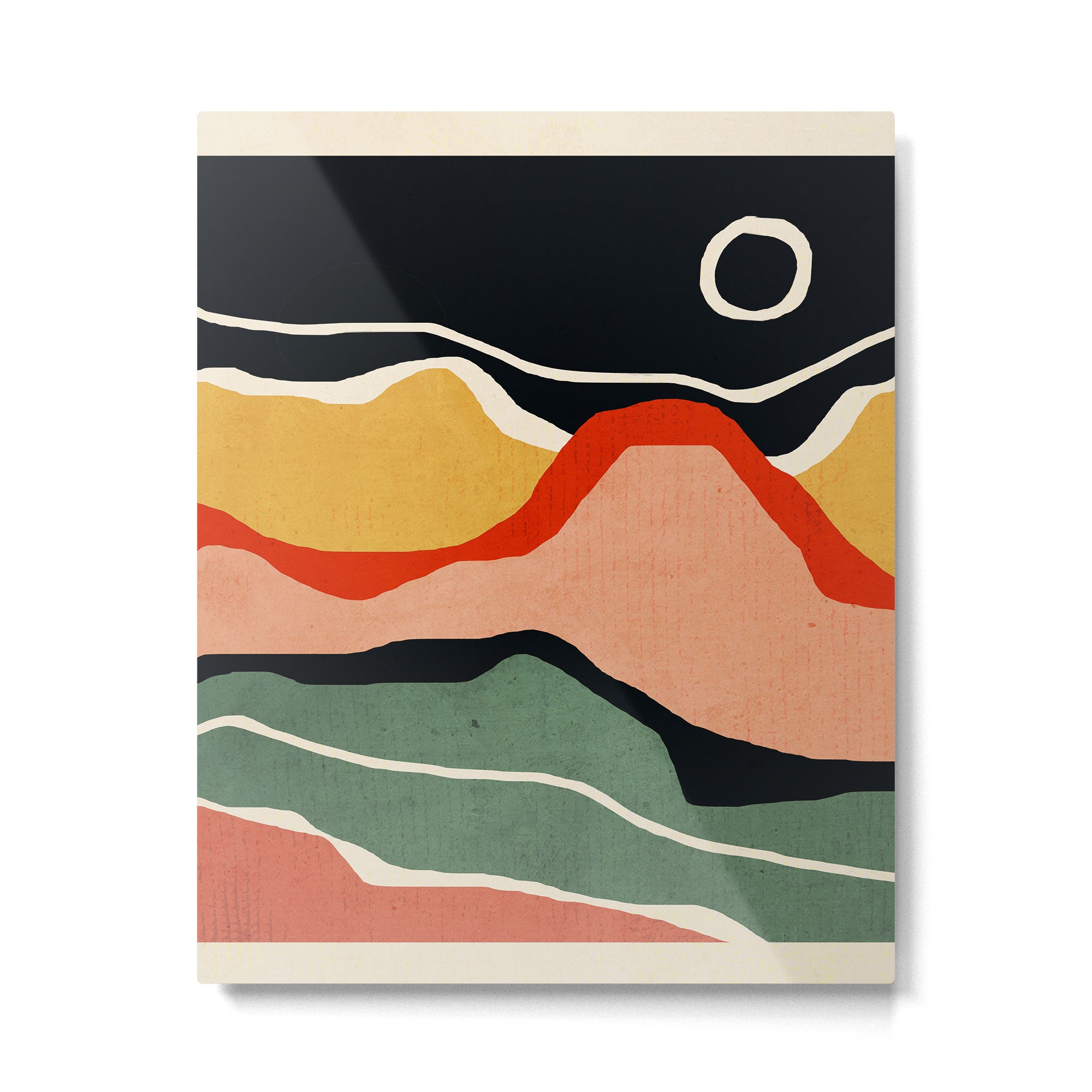 Abstract Art Landscape 48 Metal Print Gallery Image 6