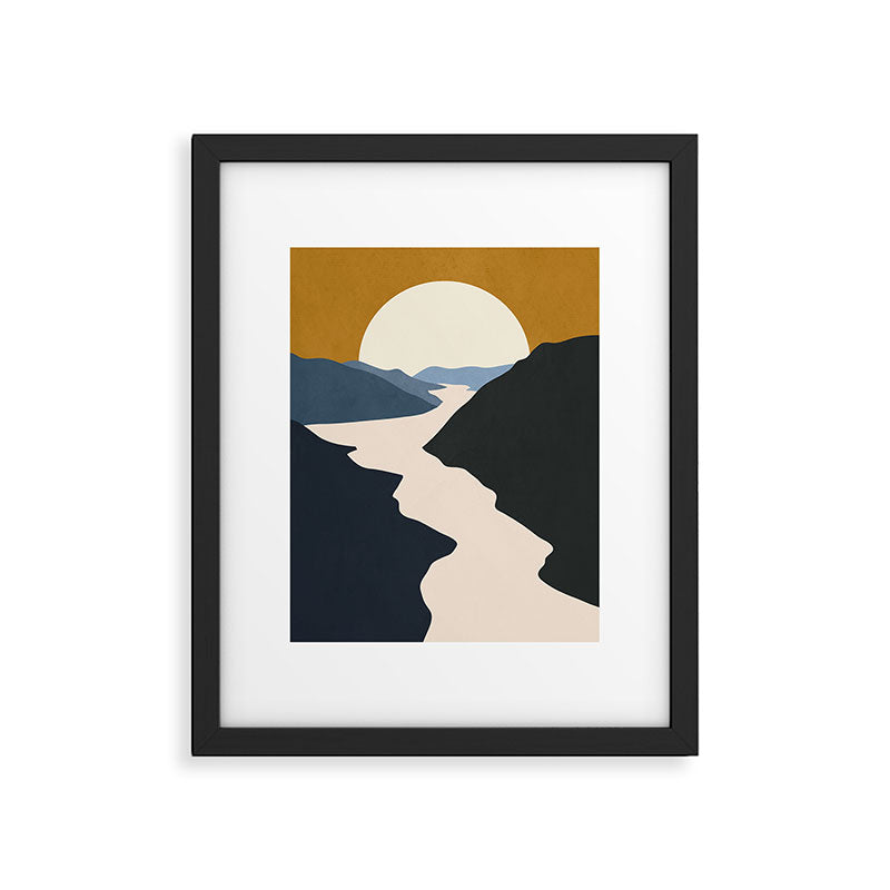 Abstract Art / Landscape 5 Framed Art Print Gallery Image 5