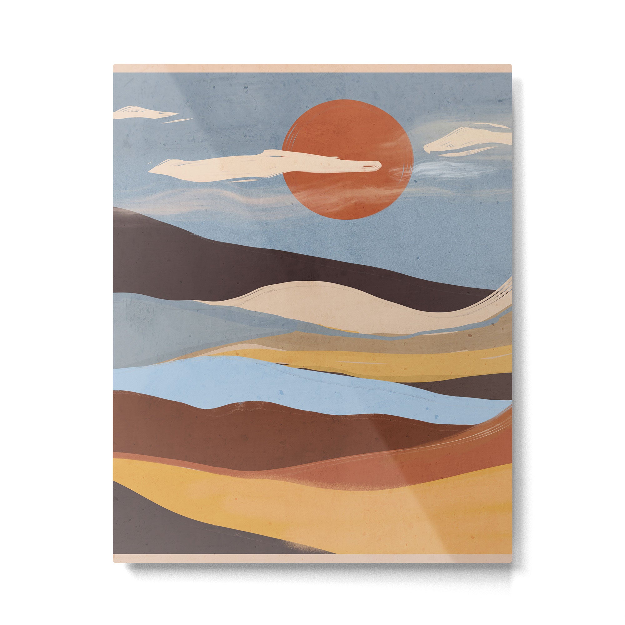 Abstract Art Landscape 63 Metal Print Gallery Image 6