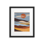 Abstract Art Landscape 63 Framed Art Print Gallery Image 6