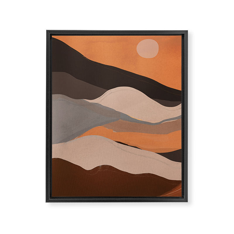 Abstract Art Landscape 69 Framed Canvas Print Gallery Image 6