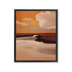 Abstract Art Landscape 70 Framed Canvas Print Gallery Image 6