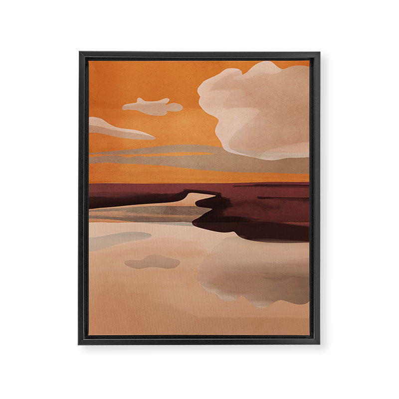 Abstract Art Landscape 70 Framed Canvas Print Gallery Image 6