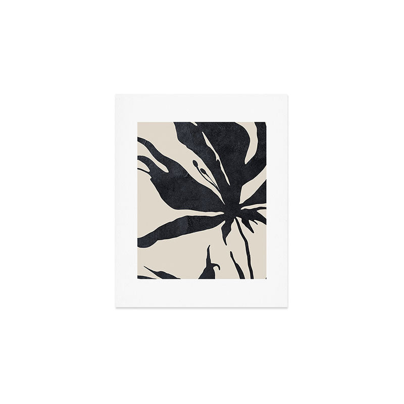 Abstract Art Minimal Flower Art Print Gallery Image 1